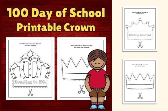 100 Days of School Crown for Kids: A Creative and Educational Milestone for Preschoolers