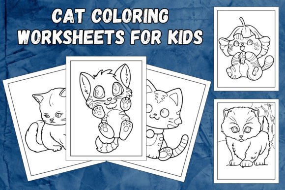 Animal Cat Coloring Worksheets for Kids: A Creative Learning Tool