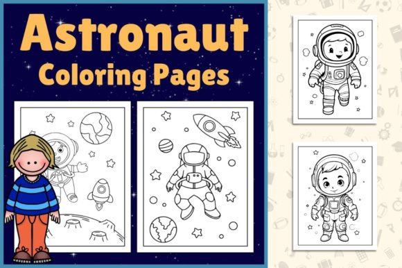 Astronaut Coloring Book for Preschoolers: A Fun and Educational Resource