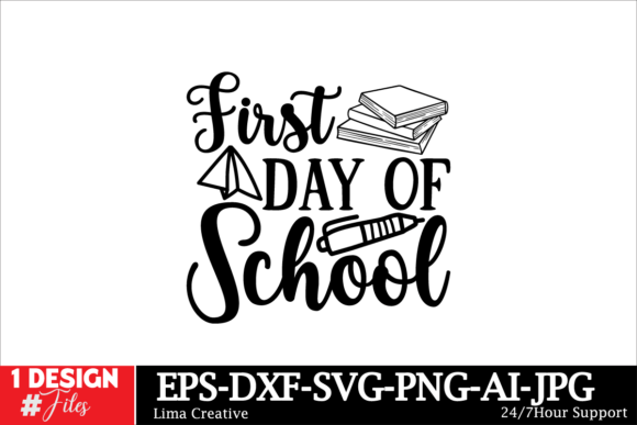 First Day of School SVG Cut File: A Digital Resource for Creative Projects