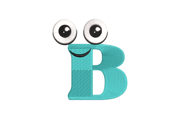 Funny Letter B Embroidery Design: A Playful Addition to Your Fabric Creations