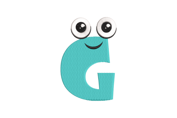 Funny Letter G Embroidery: A Playful Touch for Your Fabrics