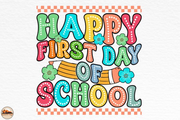 Happy First Day of School SVG PNG PDF – A Versatile Design for Back-to-School Creations