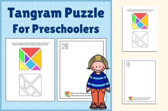 Tangram Puzzles for PreK-2nd Grade
